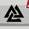 Stickerfreaks Odin Valknut Triangle Sticker, Blue, 14 x 12 cm view 1