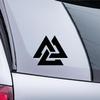 Stickerfreaks Odin Valknut Triangle Sticker, Blue, 14 x 12 cm view 3