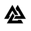 Stickerfreaks Odin Valknut Triangle Sticker, Blue, 14 x 12 cm view 4