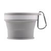 Foldable Silicone Travel Cup with Carabiner view 1