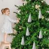 White Handmade Christmas Tree Decoration view 3
