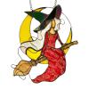 Gothic Halloween Witch Sun Catcher view 1