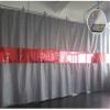 ZHFENGZHUZ Welding Screen with Red Viewing Window, Flame-Resistant Welding Curtain, Gray, 1.5 x 2.5 m view 1