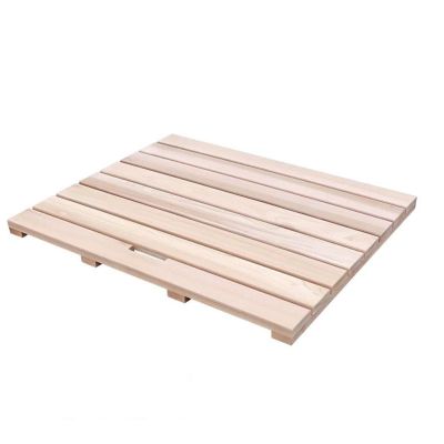 Bamboo Slat Shower Mat, Non-Slip, Waterproof, 16 x 24 in