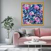 Paint by Numbers Kit for Adults, Flowers, DIY Canvas Painting Craft Set, Autumn Decor, Gift for Girls, 35 x 35 cm, W2-590 view 2