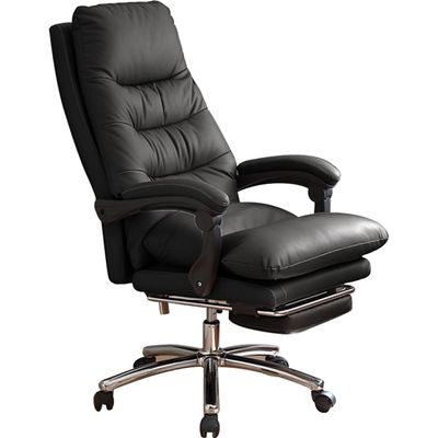 Heavy-Duty Executive Office Chair with 360° Swivel Armrests