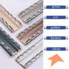 Aluminum Curtain Track, 100–400 cm, Ceiling-Mount System, Gold, 370 cm view 2