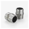 DN15 1/8, 1/4, 3/8, 1/2–4 in NPT Male-Thread Hex Nipple Union, 304/316 Stainless Steel Pipe Fitting Connector/Coupler, Water, Oil, Air, IINKUEYK (316, 1/2 in) view 1