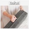 Bed Wedge Mattress Gap Filler with Removable Cover, Thick Foam (D, 120 x 10 x 5 cm) view 4