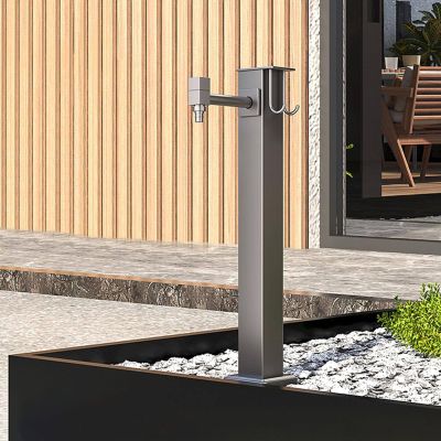 XDLYWUZIQ Freestanding Garden Pedestal Faucet, 40 cm/15.7 in