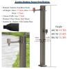 XDLYWUZIQ Freestanding Garden Pedestal Faucet, 40 cm/15.7 in view 4