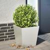 Somanki Stainless Steel Planter 40 x 40 x 40 cm, Large Flower Pot, Balcony Planter, Cachepot, Planter Box, Herb Garden for the Kitchen, Vertical Garden - 851060 view 1