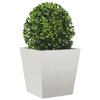 Somanki Stainless Steel Planter 40 x 40 x 40 cm, Large Flower Pot, Balcony Planter, Cachepot, Planter Box, Herb Garden for the Kitchen, Vertical Garden - 851060 view 3