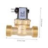 Normally Closed Solenoid Valves, 2-Pack, 1/4 in, DC 12V, Brass view 4