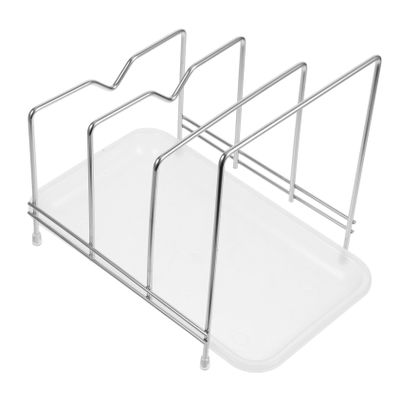 Cabilock Stainless Steel Pot Lid Holder for Countertops