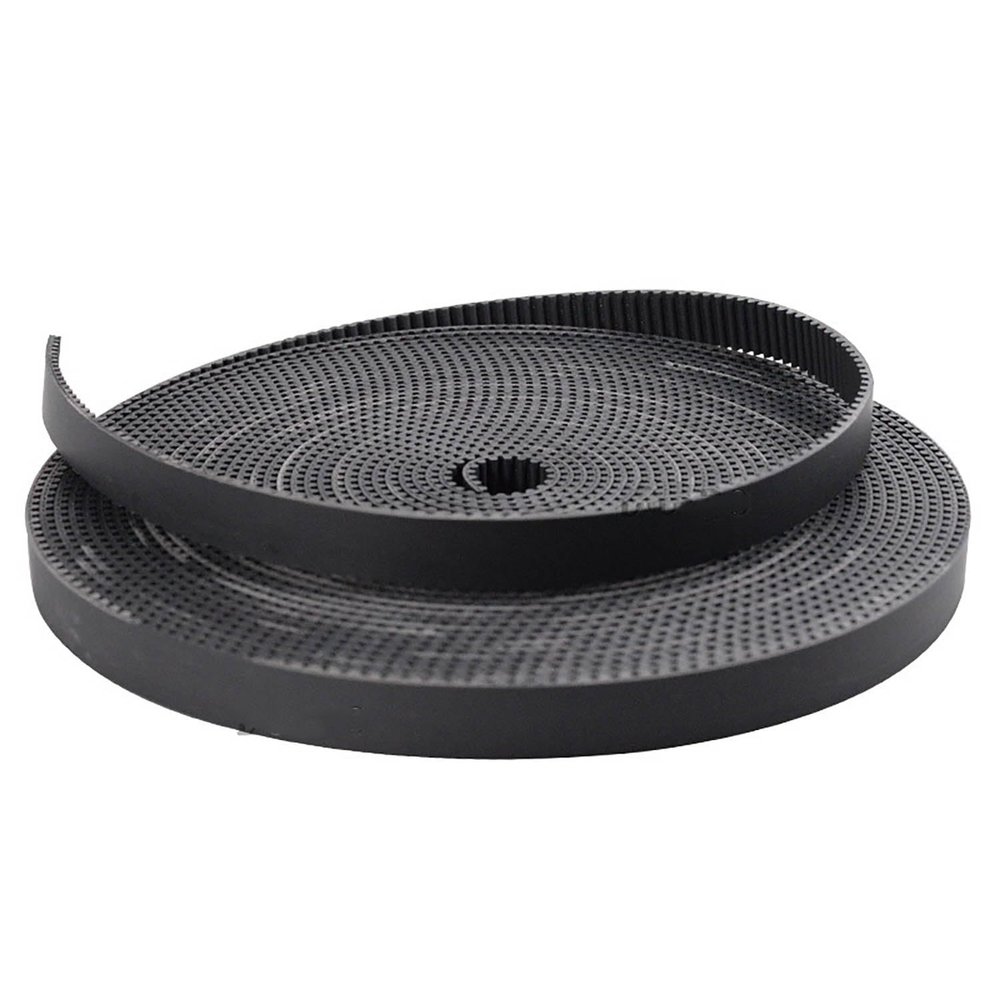 HTD 5M Open-Ended Timing Belt, Curvilinear Tooth, PU, Black, 10/12/15/20/25/30 mm Wide, Steel-Reinforced Polyurethane, HTD5M Timing Pulley (1 m, 10 mm)