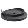 HTD 5M Open-Ended Timing Belt, Curvilinear Tooth, PU, Black, 10/12/15/20/25/30 mm Wide, Steel-Reinforced Polyurethane, HTD5M Timing Pulley (1 m, 10 mm) view 1