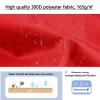 Balcony Privacy Screen 120 x 200 cm, UV Protection and Windbreak, Red view 4