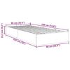 vidaXL Ottoman Bed without Mattress Dark Blue 90x190 cm Velvet view 3