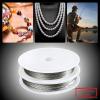 TAIGUHUI Steel Wire Rope 0.3/0.6 mm, 7-Strand Beading Wire, Coated 304 Stainless Steel, for Crafts and Jewelry Making (Gold, 0.35 mm) view 4