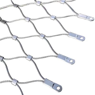 IBOWZ 304 Stainless Steel Wire Mesh, Flexible Cable Mesh, 20 cm Mesh Size
