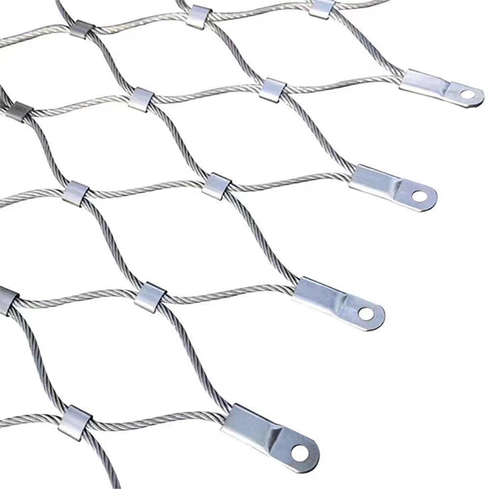 IBOWZ 304 Stainless Steel Wire Mesh, Flexible Cable Mesh, 20 cm Mesh Size