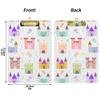 A4 Acrylic Clipboard with Cute House Clip, 31.8 x 22.9 cm, Flat-Profile Clip view 2