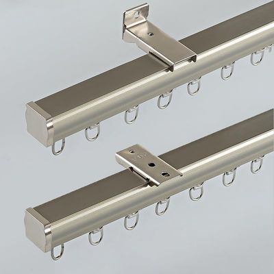SZITW Quiet Room Divider Curtain Track Set, Heavy-Duty Aluminum