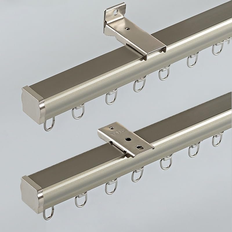 SZITW Quiet Room Divider Curtain Track Set, Heavy-Duty Aluminum
