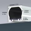 SZITW Quiet Room Divider Curtain Track Set, Heavy-Duty Aluminum view 2