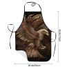 KWQDOZF Cooking Apron with Eagle Tribal Pattern view 4