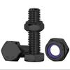 Drenky M10 x 25 mm Black Hex Bolts, 10-Pack, Stainless Steel A2 V2A, DIN 933 view 1