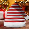 Sobzia Christmas Santa Hat with Thick Plush Faux-Fur Trim view 2