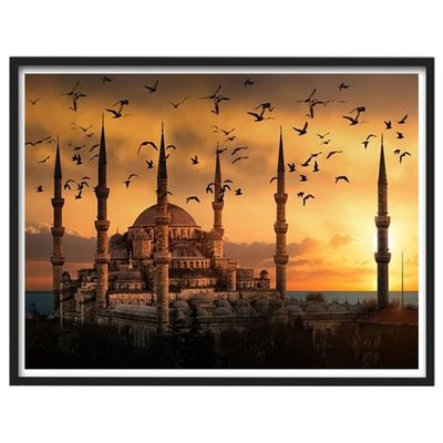 DIY 5D Diamond Painting Kit for Adults & Kids, Mwe Castle, 70 x 100 cm