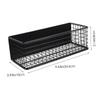 Cabilock 2-Piece Magnetic Storage Shelves, Black, Large view 2