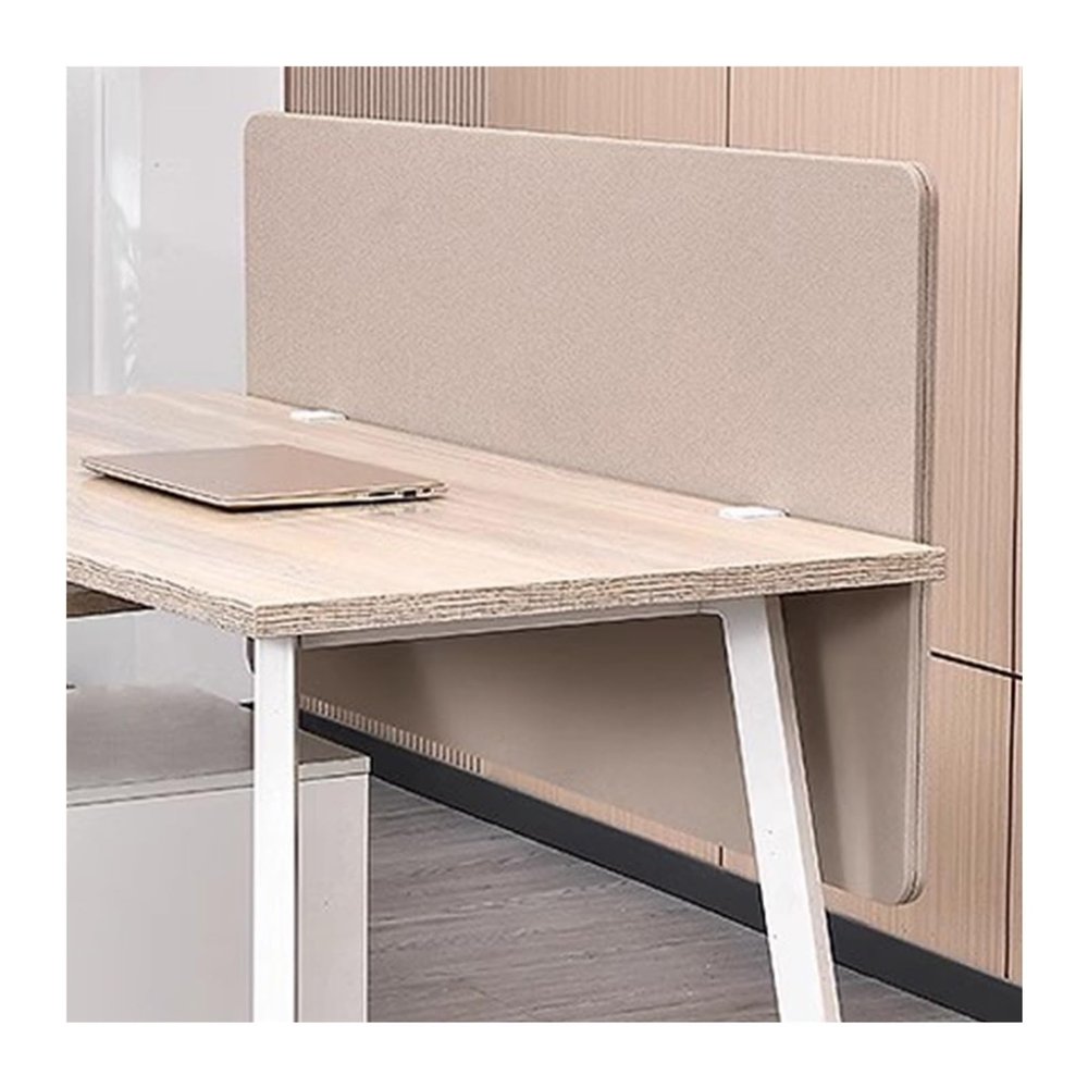 Acoustic Desk Partition, Soundproof Privacy Panels, Brown, 120 x 60 cm, 2 pcs