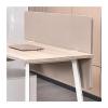 Acoustic Desk Partition, Soundproof Privacy Panels, Brown, 120 x 60 cm, 2 pcs view 1