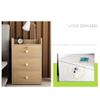 Solid Wood Filing Cabinet with 3 Drawers and Locks for Home and Office view 3
