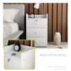 Solid Wood Filing Cabinet with 3 Drawers and Locks for Home and Office view 4