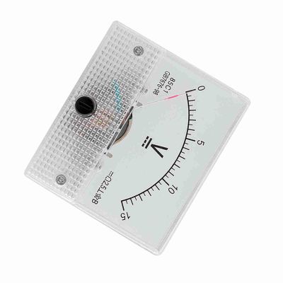 Brrnoo 85C1 Analog Current/Voltage Meter, DC 0–5 A, 0–15 V