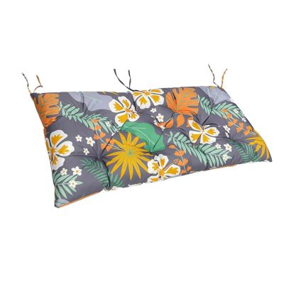 Waterproof Garden Bench Seat Cushion, Floral, 120 x 50 x 8 cm