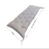 Waterproof Garden Bench Seat Cushion, Floral, 120 x 50 x 8 cm view 2
