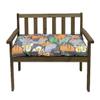 Waterproof Garden Bench Seat Cushion, Floral, 120 x 50 x 8 cm view 3