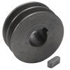 Drhomeam V-Belt Pulley, Type A, Double-Groove Cast Iron, 72 x 31 x 24 mm view 3