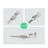 50/100/200/500 pcs 4.8 mm DJ614-4.8-0.8 Auto Copper Wiring Crimp Terminals, Loose Pins, G176 view 3