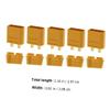 OKUMEYR 5-Pair XT90H Male/Female Plugs with Housing, High Conductivity, PA Material for Car and Quadcopter Batteries view 2