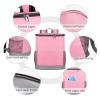 Insulated Cooler Backpack, Leakproof, Large Capacity (Pink) view 3