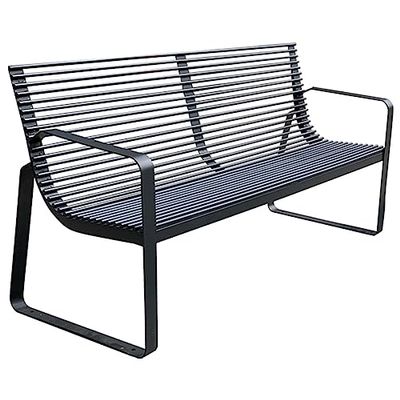 2-Person Garden Bench with Backrest