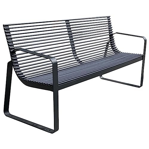 2-Person Garden Bench with Backrest