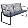 2-Person Garden Bench with Backrest view 1